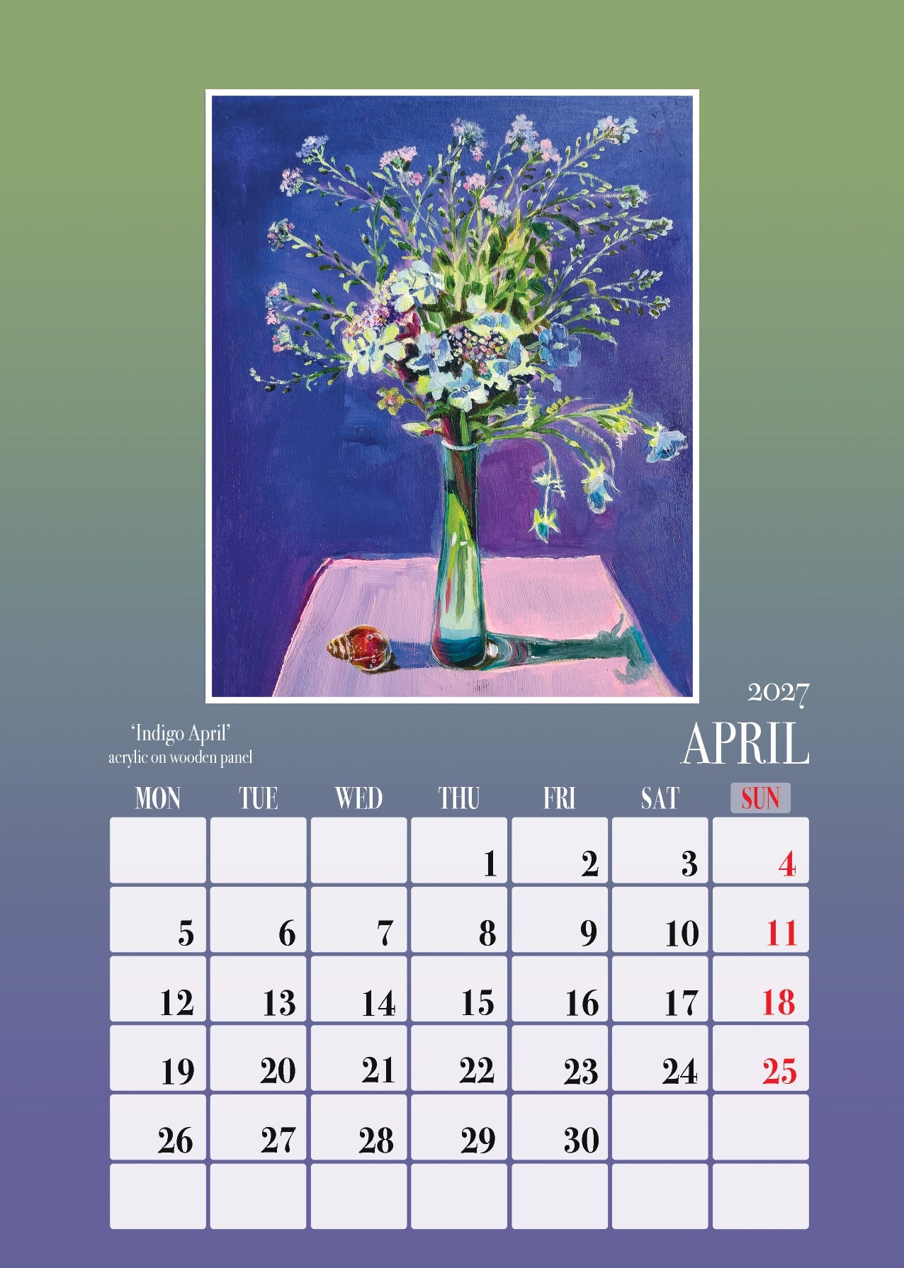 Fine Art Calendar "A Year In Colour"