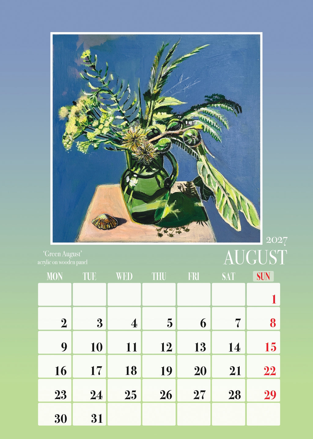 Fine Art Calendar "A Year In Colour"