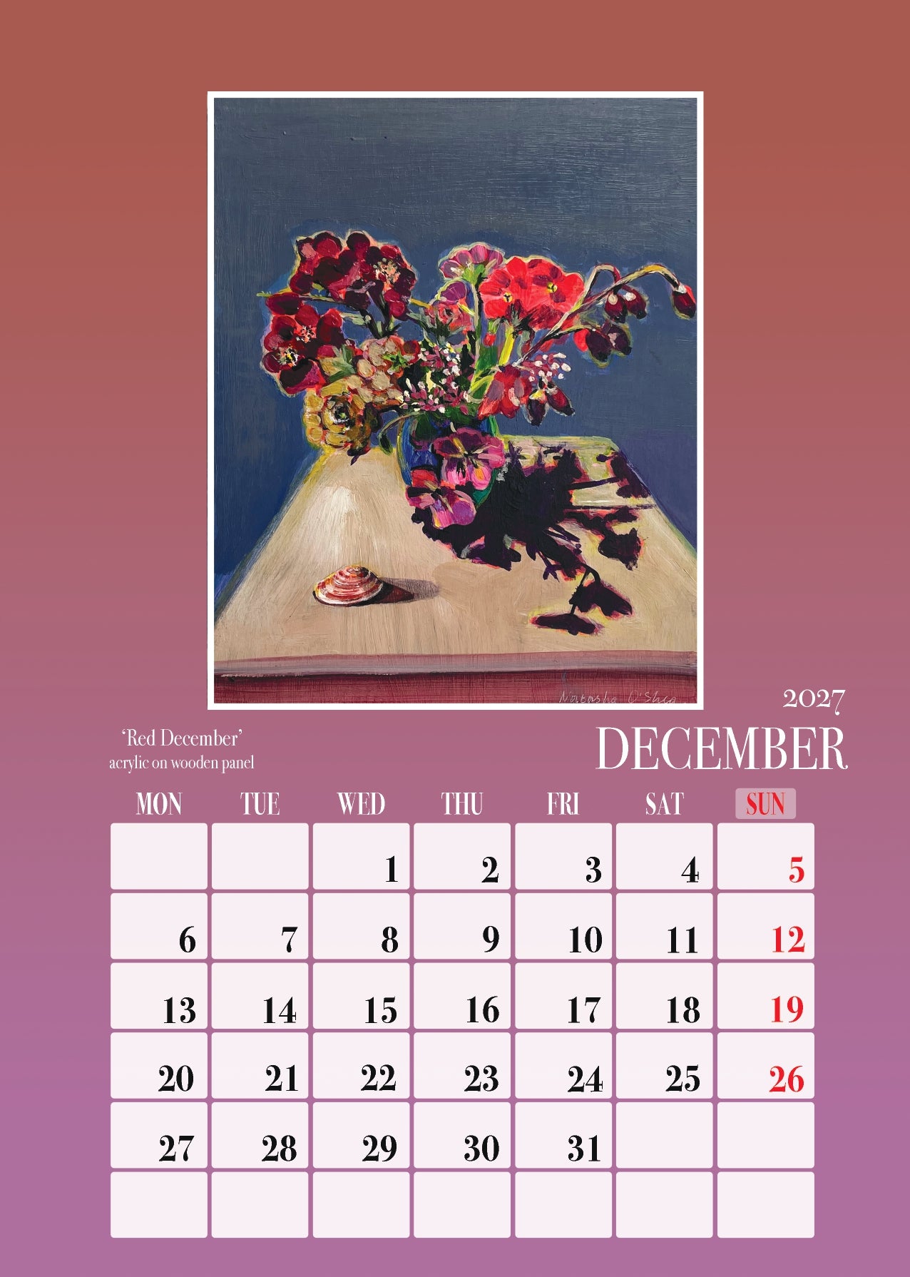 Fine Art Calendar "A Year In Colour"