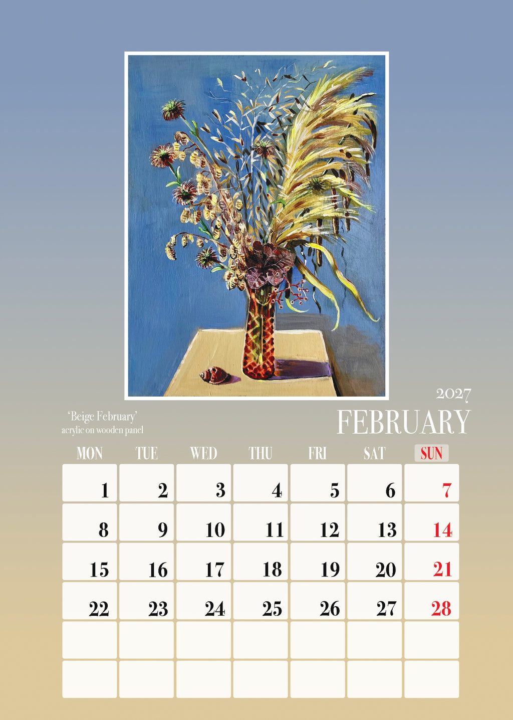 Fine Art Calendar "A Year In Colour"