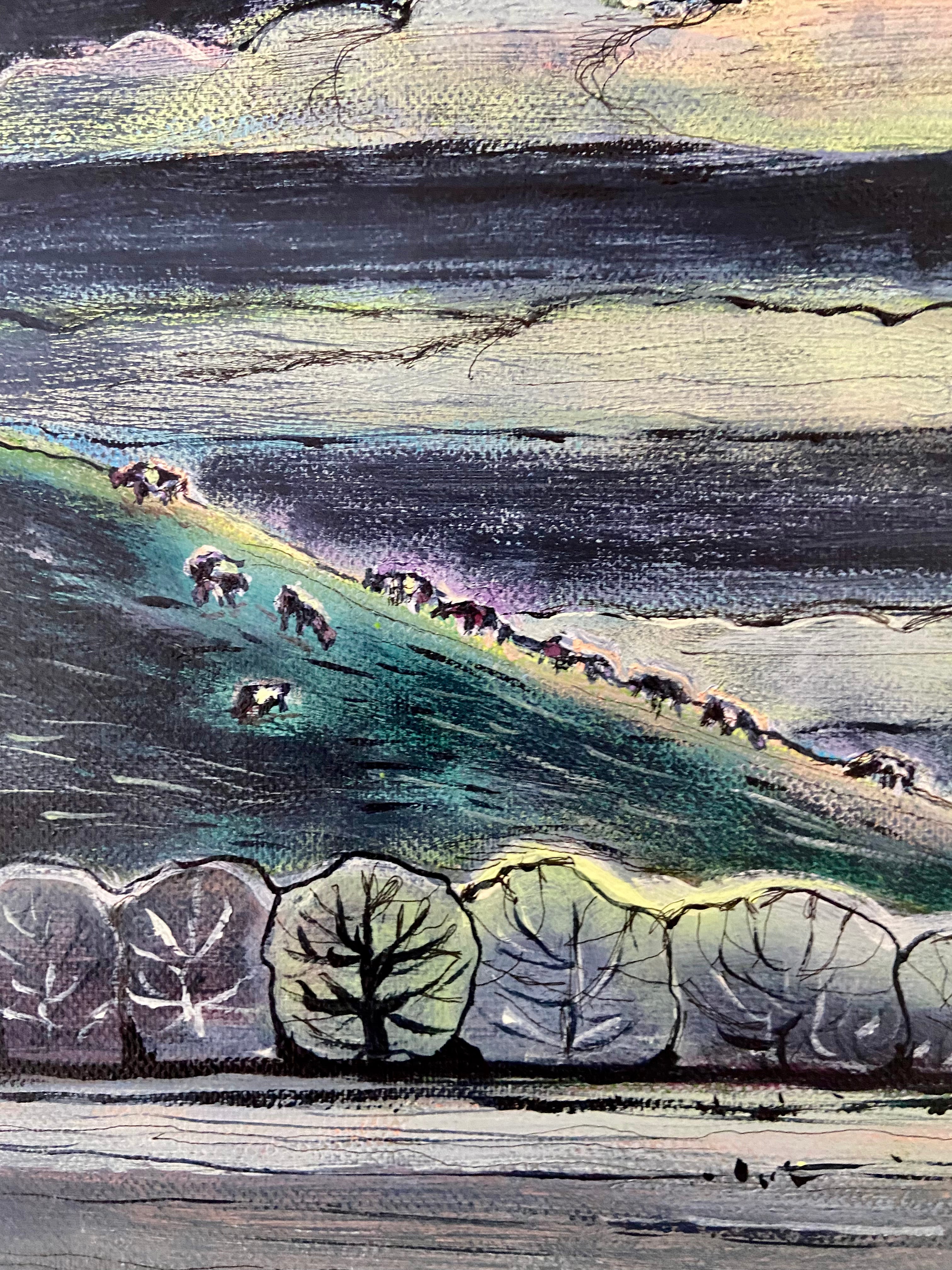 Moon or Morning Snow