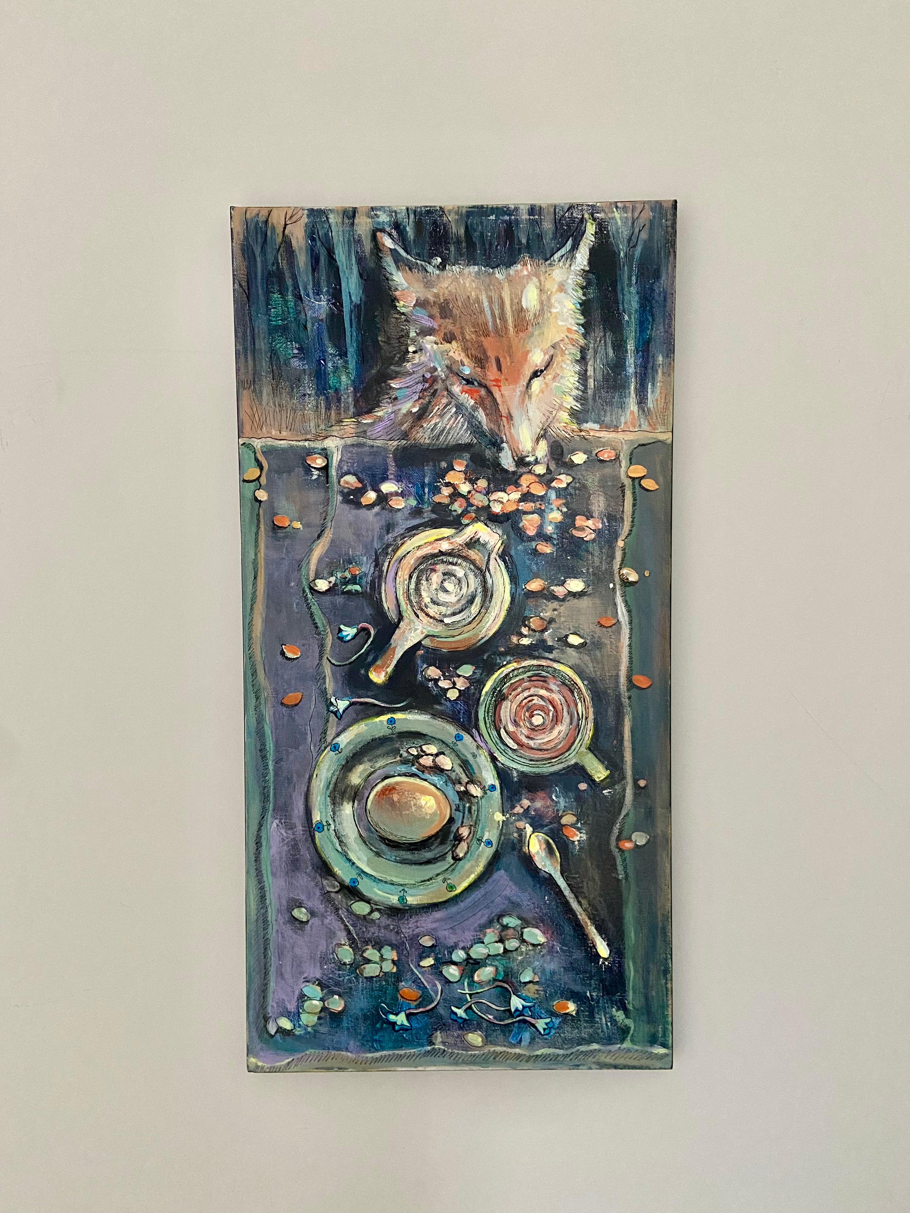 Late Night Tea with Tessa the Fox and Her Peanuts