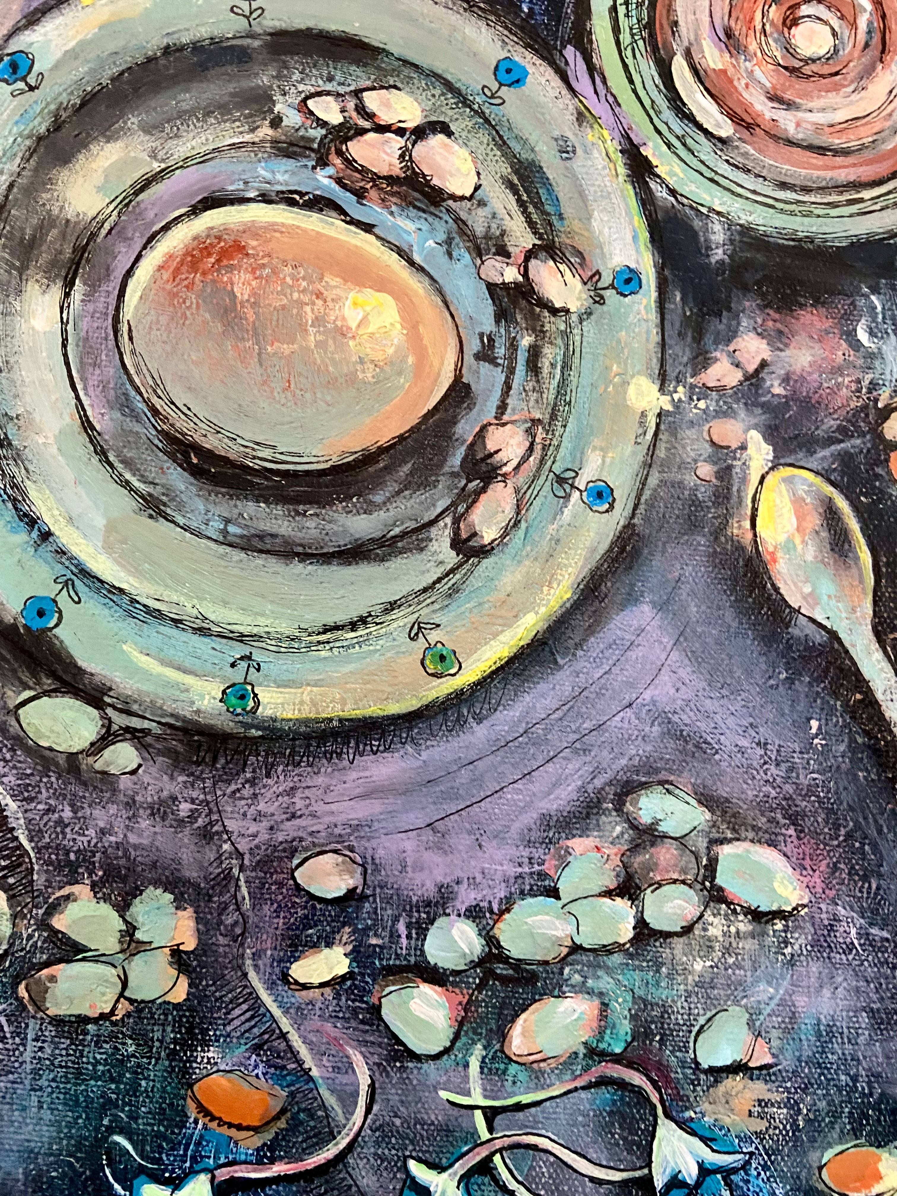 Late Night Tea with Tessa the Fox and Her Peanuts