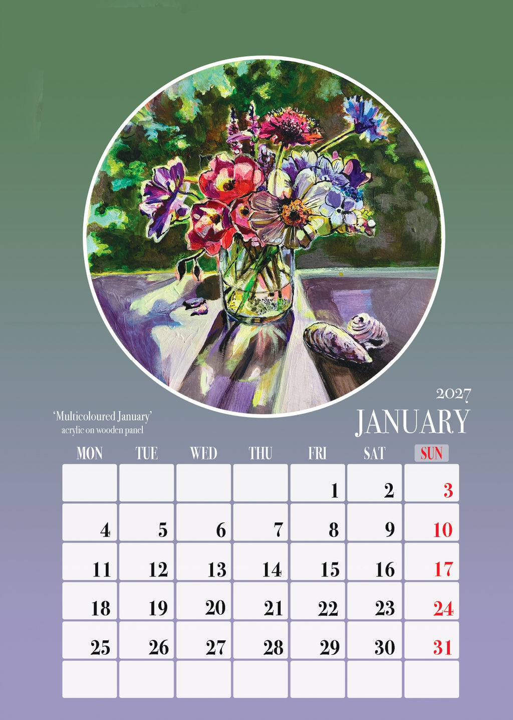 Fine Art Calendar "A Year In Colour"