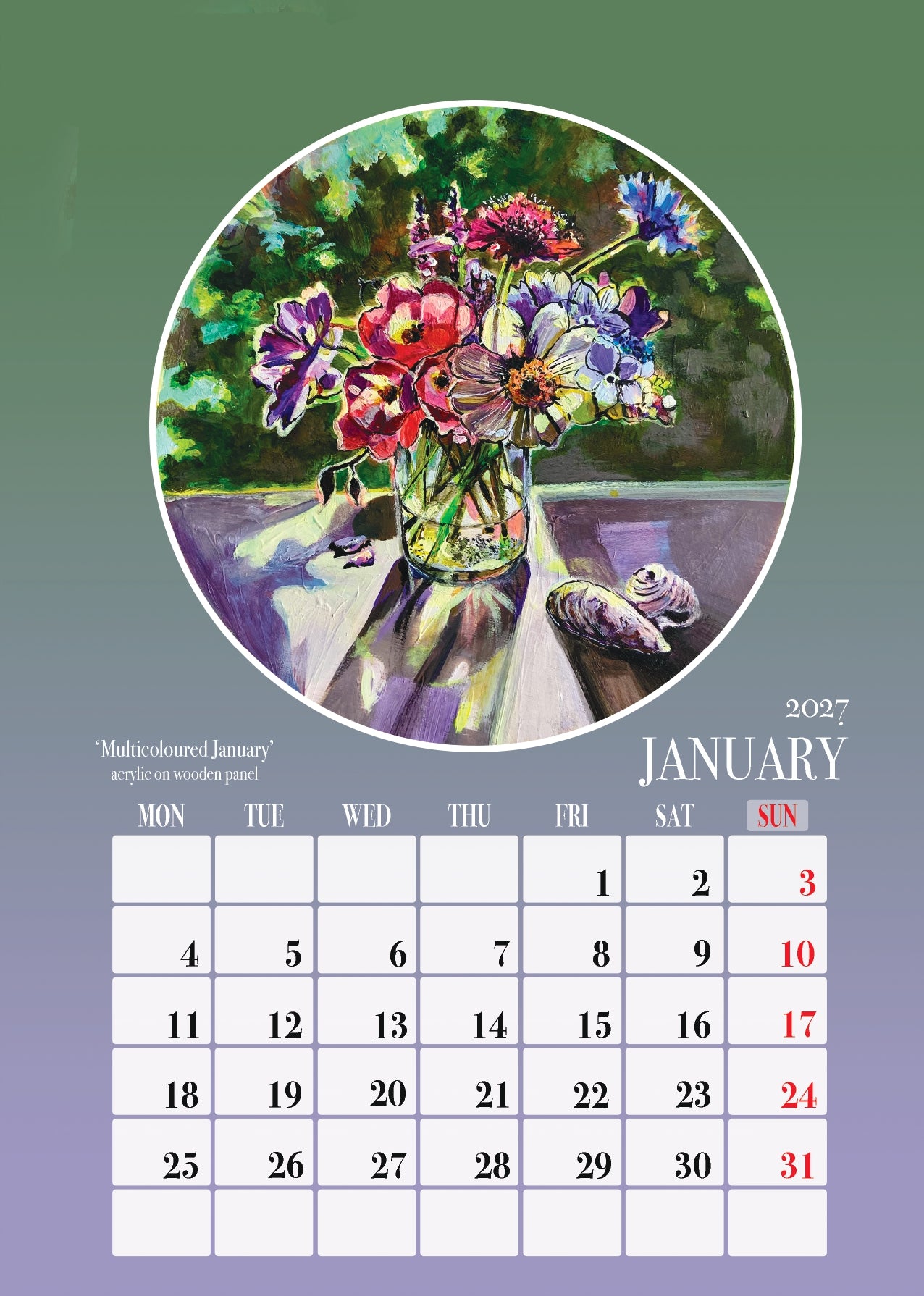 Fine Art Calendar "A Year In Colour"