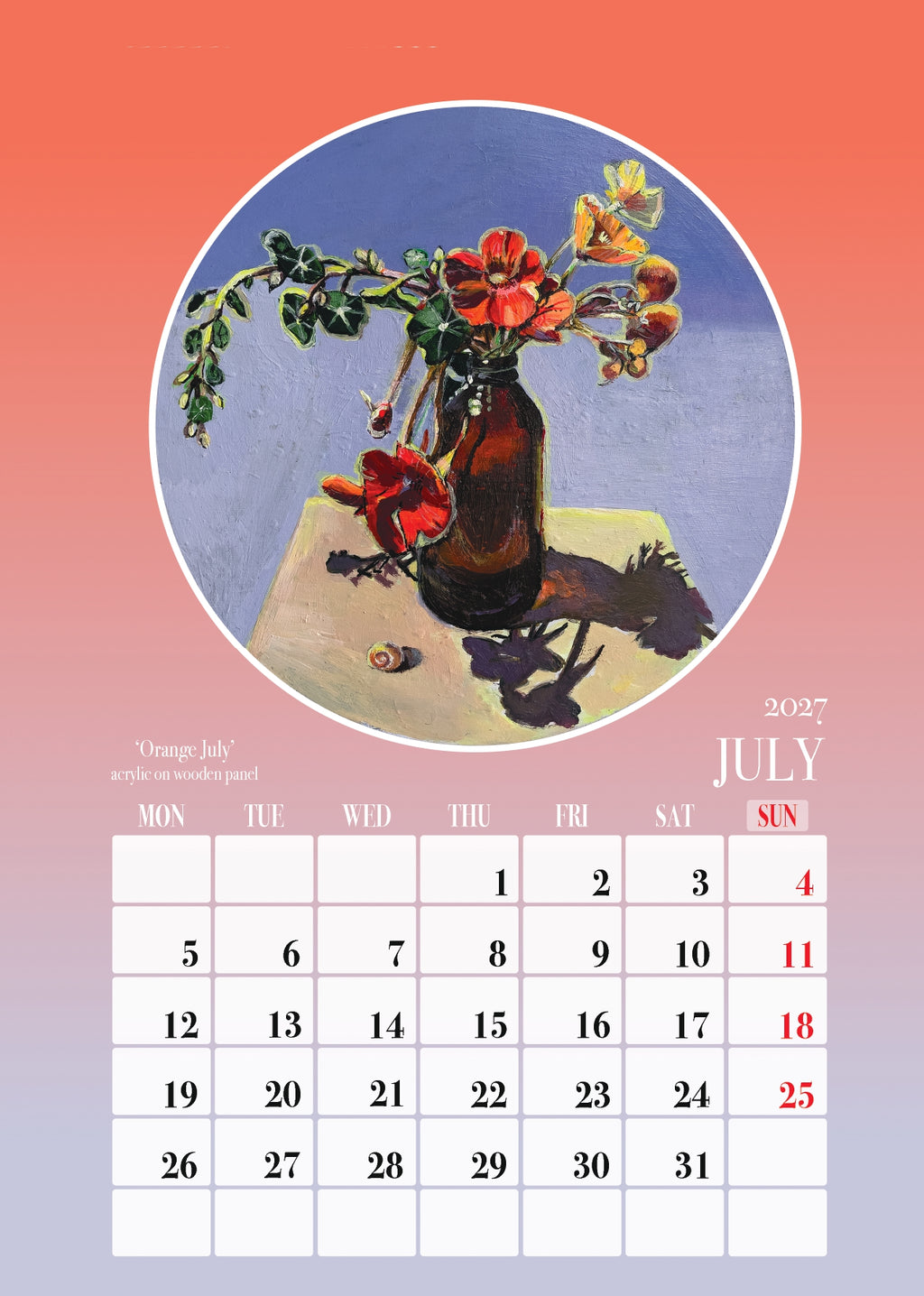 Fine Art Calendar "A Year In Colour"