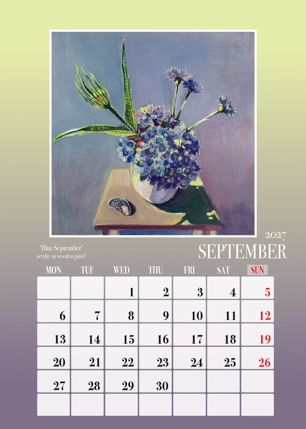 Fine Art Calendar "A Year In Colour"