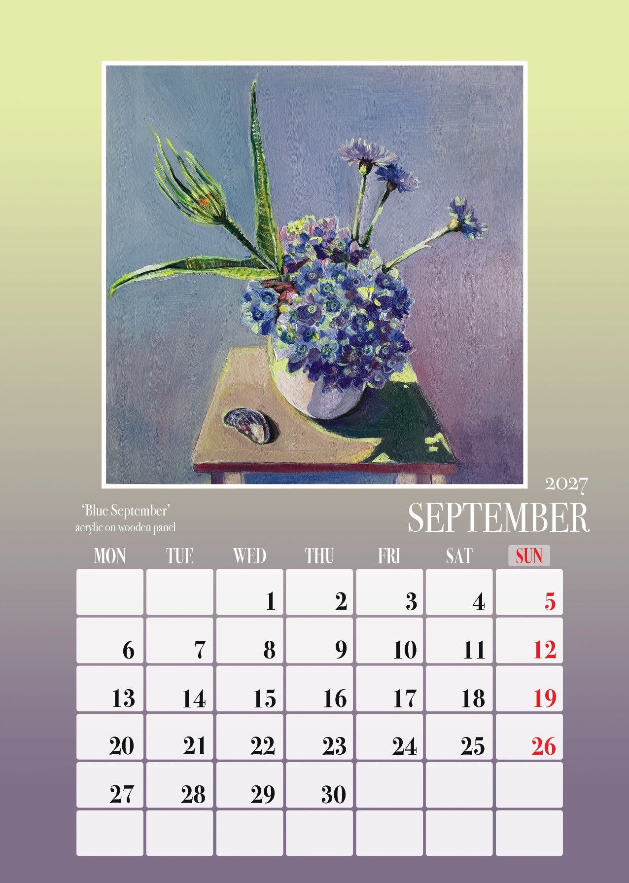 Fine Art Calendar "A Year In Colour"